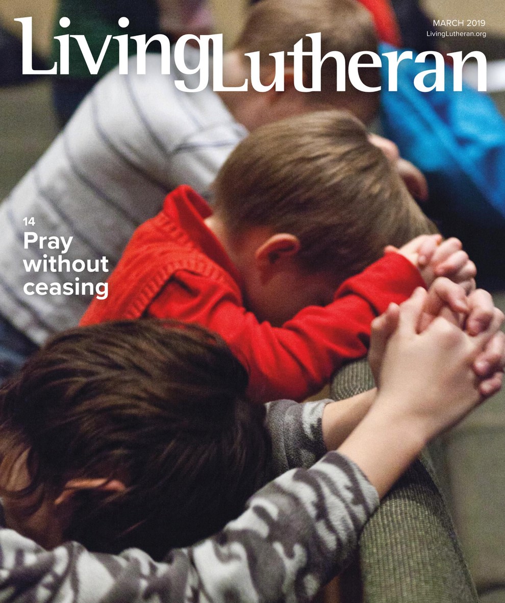 Living lutheran pray cover