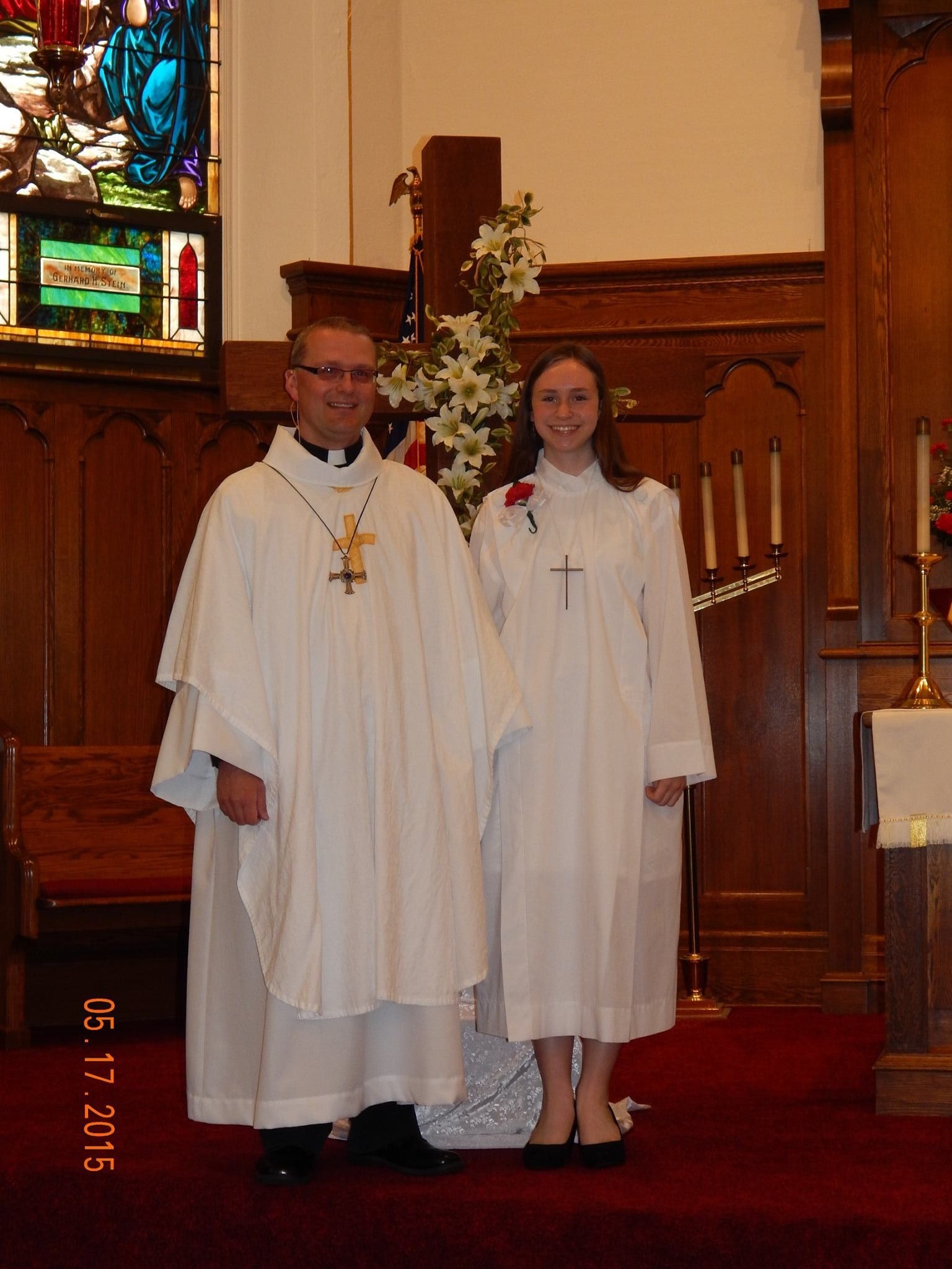 Maddie at her confirmation