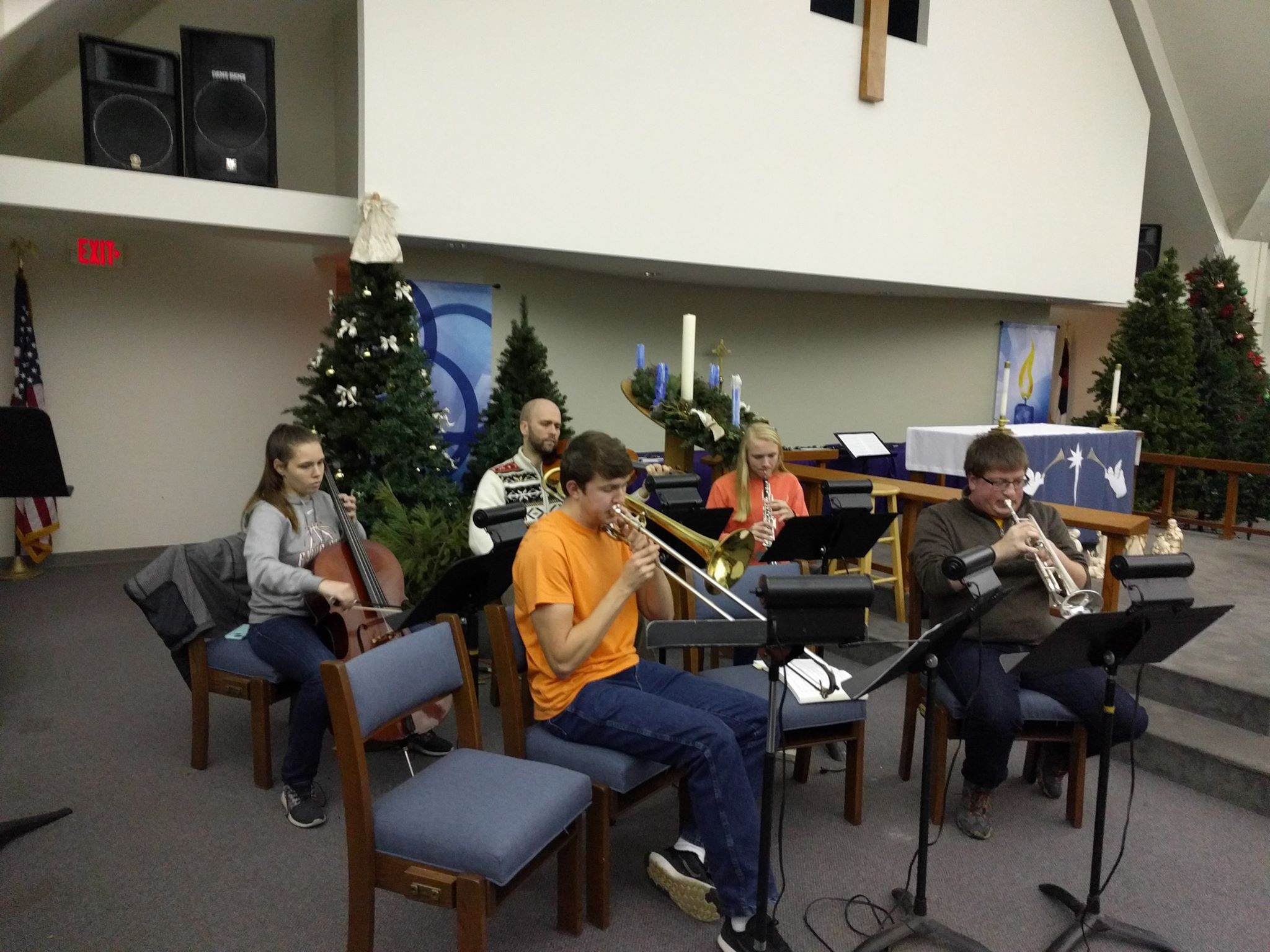 musicians practicing