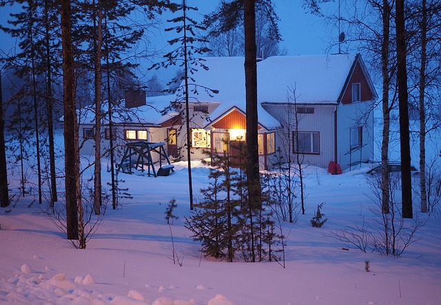 winter house light
